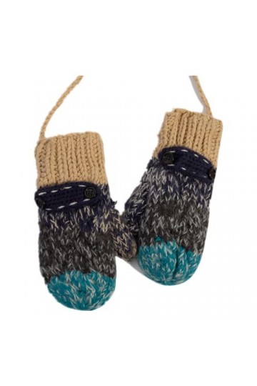 Femme En Gants DHiver Gants Chauds DHiver Pour Femmes Tricotés Et Velours Gants De Mode De Cyclisme En Plein Air Gris