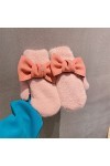 Gants Femmebig Bowknot Gants Sortie Cyclisme Fille Gants Etudiants Femme Automne/Hiver Gants Rose
