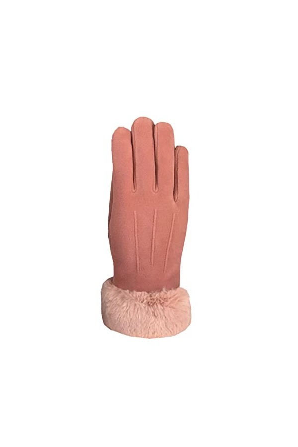 Plus Chaud Gants Automne Et Hiver Plus Gants Chauds en Velours Femme Bouche en Laine À Trois Lignes Écran Tactile en Velours
