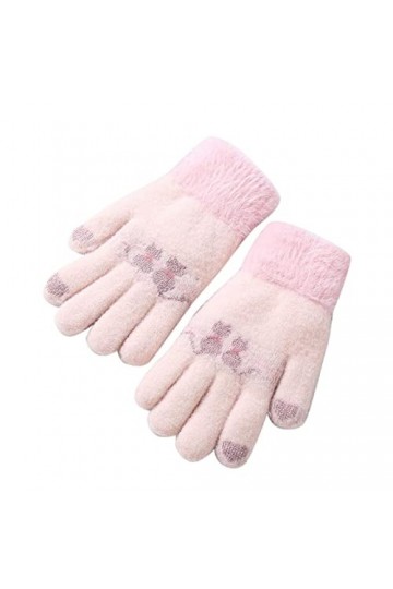 Hippie Chaussures Moufles Femme Moufles Hiver Doigts Pleins Gants Chauds Dessin Animé Garçons Gants Polaire Bébé Ski Gants Tr
