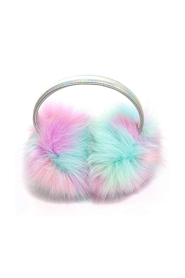 DERCLIVE Cache-Oreilles Femmes Filles Hiver Cache-Oreilles Chaud Cache-Oreilles Poilus Couvre-Oreilles 3 Couleurs pour Le Cho