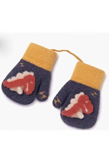 CAILIN Gants Mitaines Chaudes dhiver pour Enfants en Peluche et épaissir Les Hommes et Les Femmes bébé Dessin animé Beaux Ga