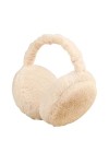 LUOEM Cache-oreilles dHiver Unisexe Anti Froid Cache-Oreilles En Peluche Chaud Pour Femme Homme Beige 