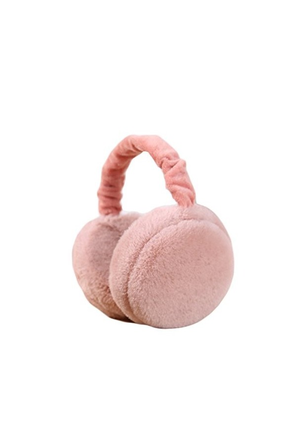 LUOEM Cache-oreilles dHiver Unisexe Anti Froid Cache-Oreilles En Peluche Chaud Pour Femme Homme Beige 