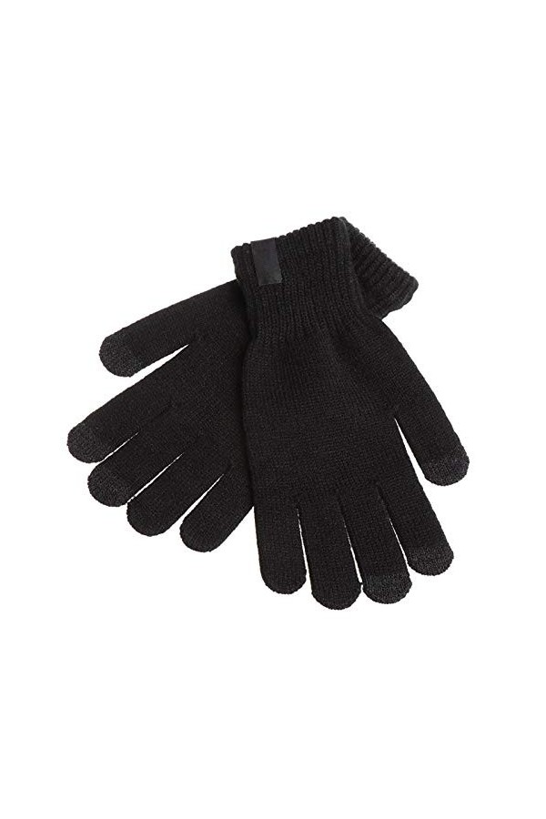 LYLY Gants Chauds Gants en Tricot de Laine écran Tactile Femmes Hommes dhiver Épaissir Gants Doigts Cyclisme Plein moufles A