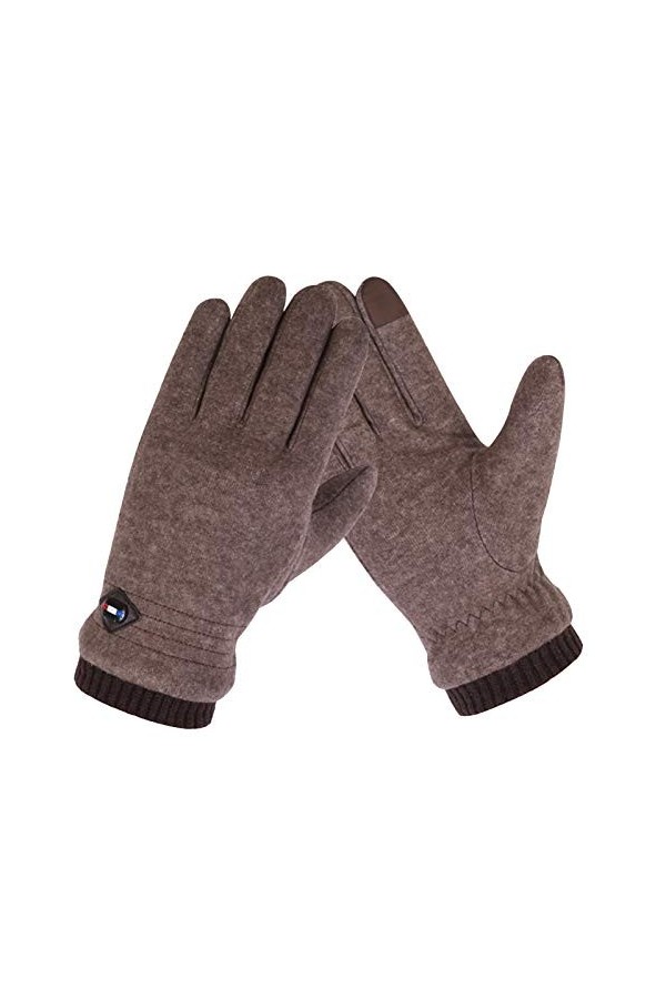 FUFU Moufles Gants À Chaude Chaude Hivernale Écran Tactile Super Doux Épaisseur Gants en Molleton Gants De Conduite À Lessur