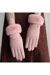 LUOXUEFEI Gants Gants À Écran Tactile Femmes Gants Chauds dhiver Dames Conduisant des Mitaines À Doublure en Polaire