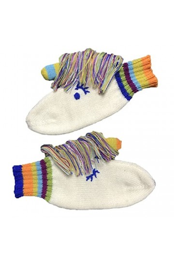 Gants Pour Femmes Gants DHiver Adulte Automne Et Hiver Gants Tricotés Chauds Blanc