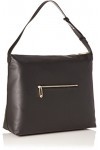 Tommy Hilfiger Cabas Femme Sac TH Casual Hobo Fermeture Éclair, Noir Black , Taille Unique