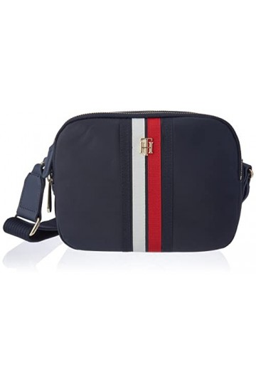 Tommy Hilfiger Poppy Crossover Corp, Sac Femme, Bleu sidéral, One Size