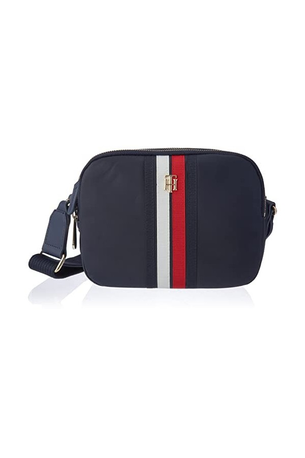 Tommy Hilfiger Poppy Crossover Corp, Sac Femme, Bleu sidéral, One Size