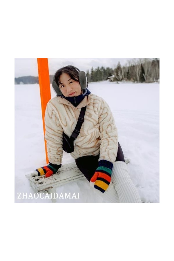 zhaocaidamai Cache-oreilles dhiver Cache-oreilles dhiver Cache-oreilles pour protection contre le froid et cache-oreilles e