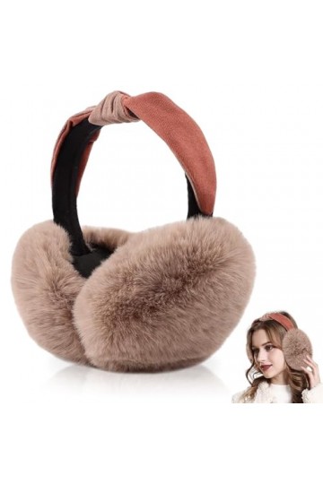 Casenly Cache-Oreilles Chauds pour Femmes, Cache-Oreilles en Peluche Pliable Cache-Oreilles Thermiques Cache-Oreilles Hiver D