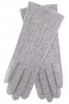 EEM gants pour femmes 100% végétaliens, coton doux, fonction tactile, doublure en polaire pelucheuse, strass, anthracite ones