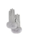 Jamicy Gants dhiver pour femme - Écran tactile - Gants chauds en tricot épais - Gants en laine - Gants thermiques - Écran ta
