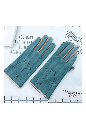 Générique Gants Quotidiens Les Femmes Chaudes Gants moufles dhiver Beau Gants écran Tactile de Chat de Bande dessinée Hiver 