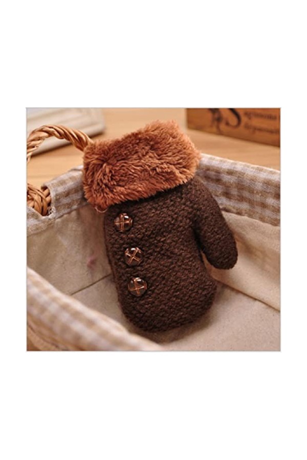 BUXIANGGAN Gants Gloves Garçons Hiver Épaississement Gants Filles Mitaines Chaudes Enfants Polaire À Tricoter Lourd À LIntér