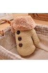 BUXIANGGAN Gants Gloves Garçons Hiver Épaississement Gants Filles Mitaines Chaudes Enfants Polaire À Tricoter Lourd À LIntér
