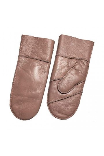 JBIVWW Femmes Gants Gants en Cuir dhiver de Gants très Chaud Gants dorigine for Dames Color : Pink Leather, Gloves Size : 