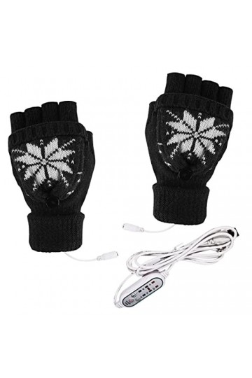 Gants Chauds Moufles Ski Neige Gants Avec Ficelle,Gants Et Bonnet Femme Cote De Travail Femme Kit Maternité Maman Gants Soudu