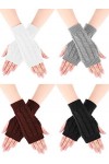 Bememo Gants de Gants WinterArm doigts avec le pouce trou pour Femme Couleur Set 1 type de court