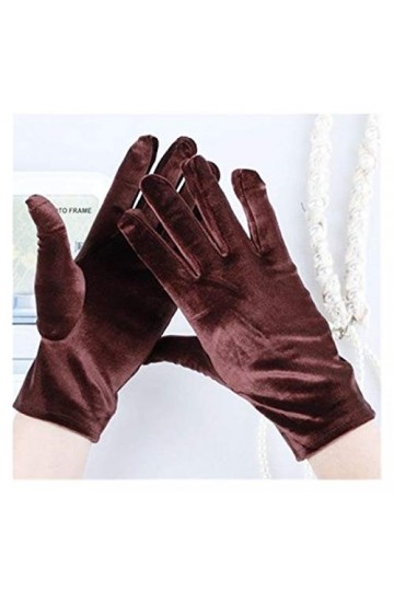 JBIVWW Mesdames Confortables Gants de Conduite Or Gants en Velours Femmes Sexy Etiquette moufles Automne Hiver Chaud élastiqu