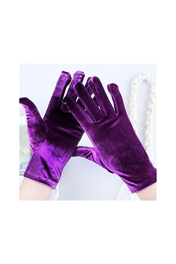 JBIVWW Mesdames Confortables Gants de Conduite Or Gants en Velours Femmes Sexy Etiquette moufles Automne Hiver Chaud élastiqu