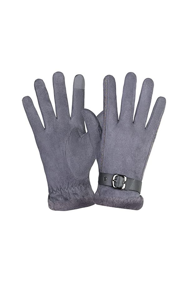 Plus Chaud Gants Gants en Daim dautomne Et dhiver pour Hommes Sports Cyclistes Écran Tactile Chaud Antidérapant Et Résistan