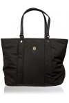 Tommy Hilfiger Cabas Femme Sac My Tommy Tote Fermeture Éclair, Noir Black , Taille Unique