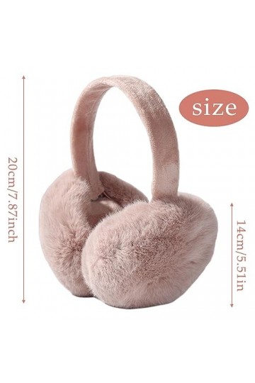 SGBTNX Cache-oreilles Chauds pour Femmes Couvre Oreilles en Peluche Pliable Réglables Chauffe-oreilles Hiver Oreilles Earmuff