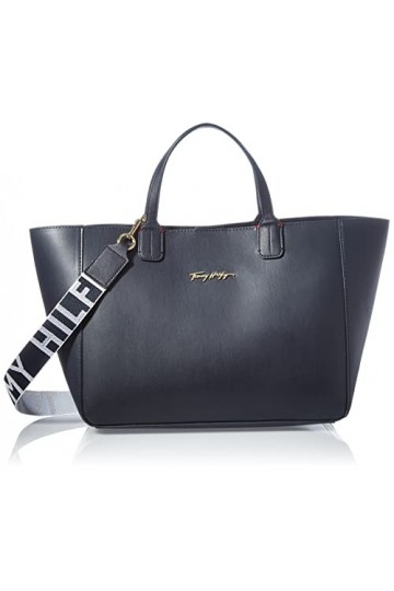 Tommy Hilfiger, Sacoche emblématique Tommy Femme, Desert Sky, Medium