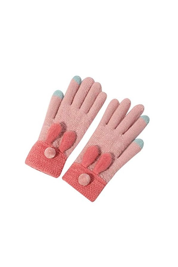 YUNLAN Gants sensoriels écran Magic Touch Femmes Gants Femme Fille Stretch Gants en Tricot Mitaines Hiver Chaud Accessoires G