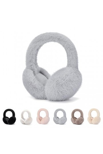 Couvre Oreilles,Cache Oreilles en Peluche Pliable,Chauffe-oreilles Hiver Chaud Couvre Oreilles Earmuffs Réglables Doux par Te