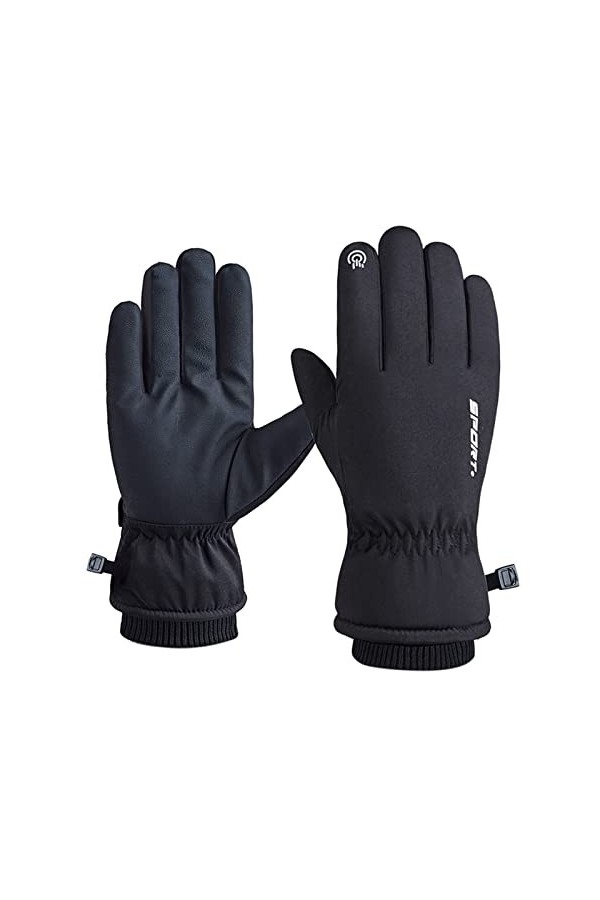 EMAlusher Gants dhiver pour hommes et femmes - Gants au crochet rétro - Moufles brodés - Mode dhiver - Gants chauds - Gants