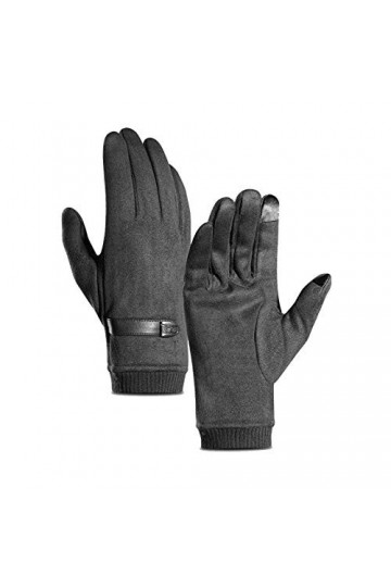 FUFU Moufles Gants dhiver À Écran Tactile Gants Antidérapants Thermiques Coupe-Vent À Écran Coupe-Vent Color : Gray 
