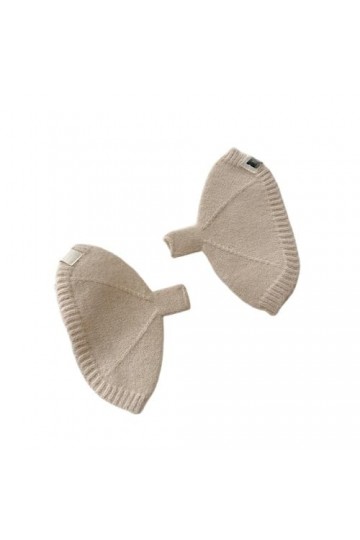 Gants Demi Doigts Pour Femmes Gants Sans Doigts En Tricot En Forme De Coquille Pour Femmes Mitaines Thermiques DHiver Avec T