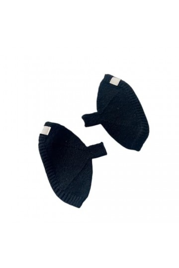 Gants Demi Doigts Pour Femmes Gants Sans Doigts En Tricot En Forme De Coquille Pour Femmes Mitaines Thermiques DHiver Avec T