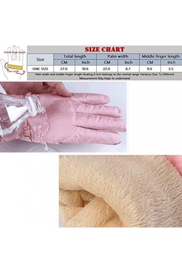 Gants Demi-Doigts, Gants Chauffe-Poignets, Gants for Smartphone, Mitaines Unisexes for Adultes, Gants Simples dhiver impermé