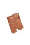 Gants DHiver Fleurs Simple Écran Tactile Gants Femmes Plus Gants En Velours Kaki
