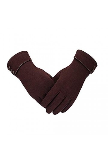 CAILIN Gants Gants dhiver for Femmes Gants de Peluche Chauds doublés de Gants décran Tactile Coupe-Vent Gants et moufles C