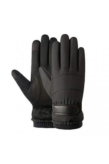 FUFU Moufles Gants Chauds Hivernaux, Gants À Écran Tactile, Gants De Vélo Imperméables Et Coupe-Vent, Utilisation Quotidienne