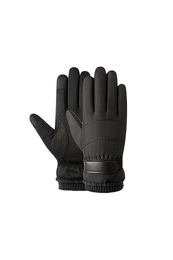 FUFU Moufles Gants Chauds Hivernaux, Gants À Écran Tactile, Gants De Vélo Imperméables Et Coupe-Vent, Utilisation Quotidienne