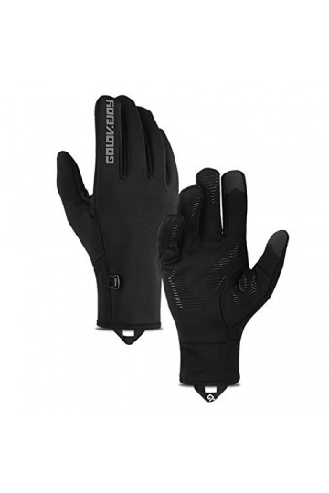 FUFU Moufles Gants Décran Tactiles Chauds Hivernaux, Poignée Antidérapante, Poignets Élastiques, Matériau Élastique Size : 