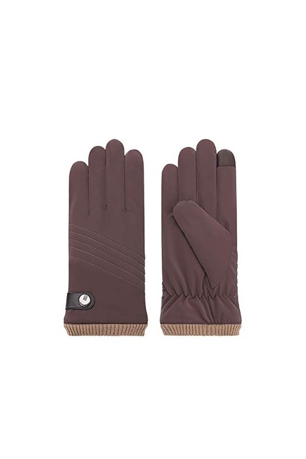 FUFU Moufles Hiver Minces Gants Chauds, Légers Antidérapante Gants Décran Tactile, Course À Pied Randonnée Escalade Gants De