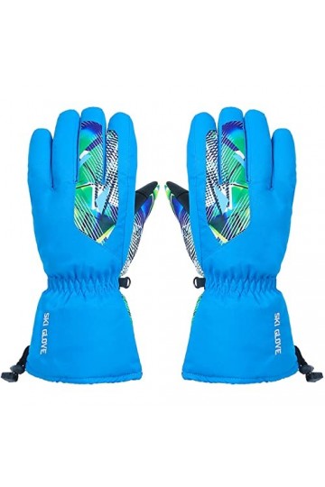 Gants dhiver chauds et respirants pour femme et pour écran tactile bleu, M 