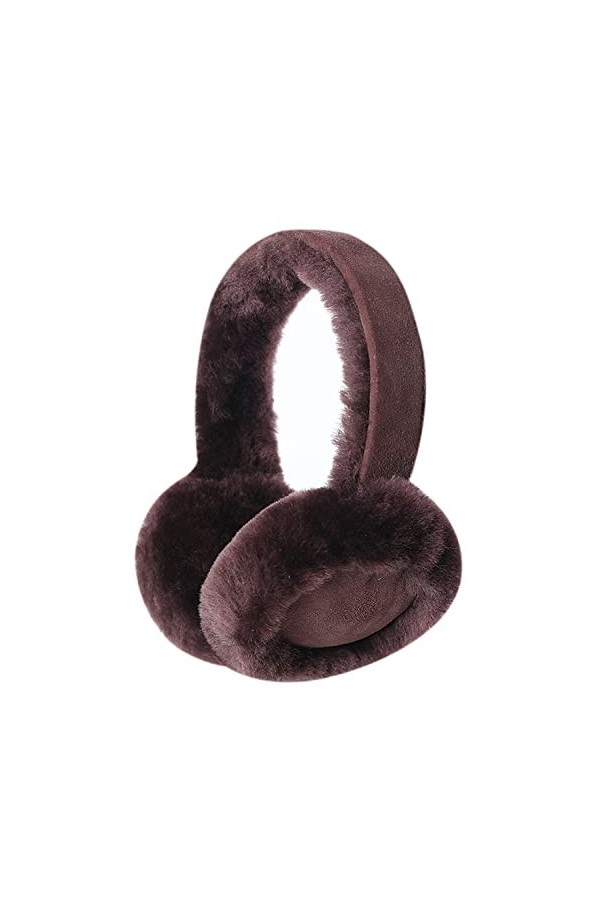MaxW Cache-oreilles dhiver en laine pour homme et femme - Cache-oreilles doux et confortables pour lextérieur, Bleu marine-