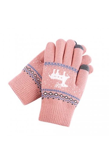 CABTRA Gants Femme Gants Chauds Tricotés Automne Et Hiver Femme