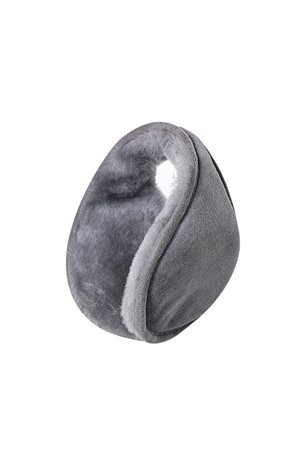 MaxW Cache-oreilles dhiver en laine pour homme et femme - Mignon et moelleux - Doux et confortable - Cache-oreilles dextéri