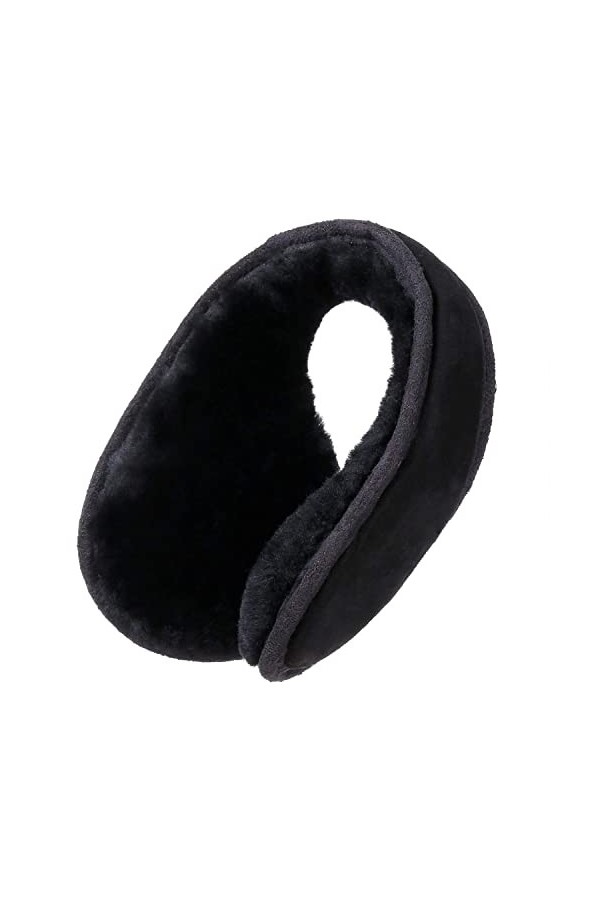 MaxW Cache-oreilles dhiver en laine pour homme et femme - Mignon et moelleux - Doux et confortable - Cache-oreilles dextéri