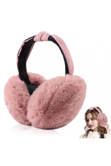 Casenly Cache-Oreilles Chauds pour Femmes, Cache-Oreilles en Peluche Pliable Cache-Oreilles Thermiques Cache-Oreilles Hiver D